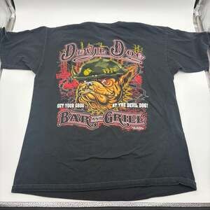 7.62 Design Devil Dog Bar and Grill USMC Marine Corps Graphic T-Shirt